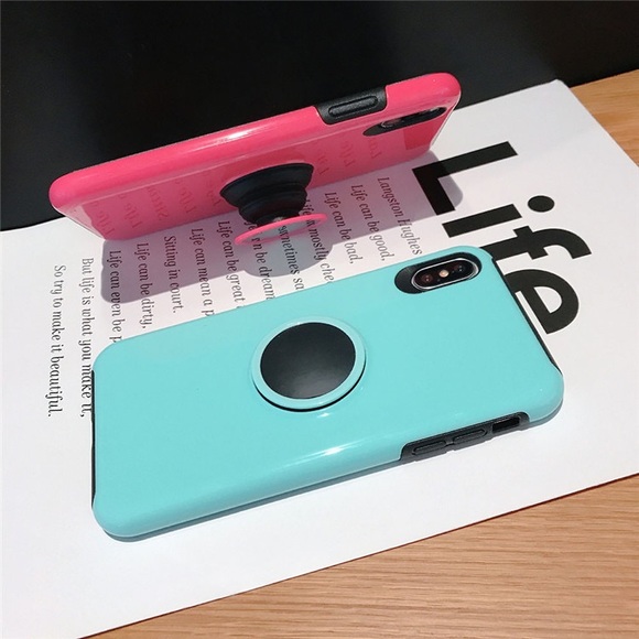 Mint Mirror Holder iPhone XS Max Case - Picture 2 of 4
